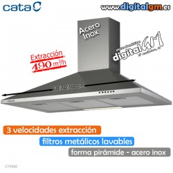  CAMPANA CATA INOX (PIRAMIDAL/490m3h) 