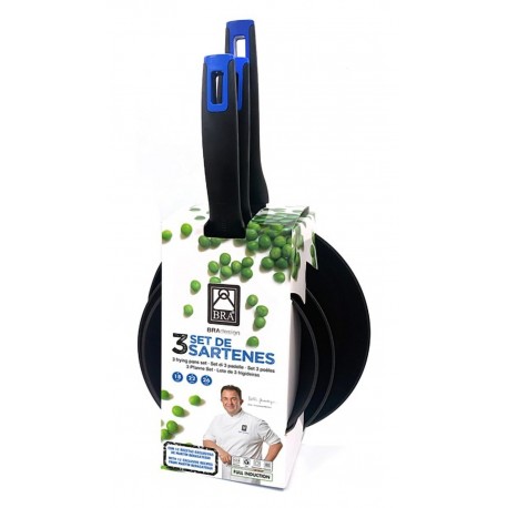 SARTEN BRA "PACK de 3 BERASATEGUI" (18/22/26cm)