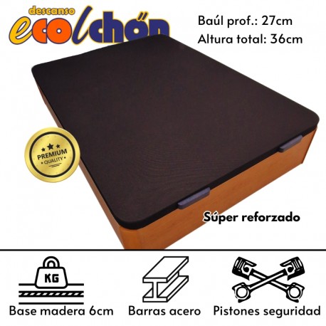  CANAPE ABATIBLE "MAXI" (Sin patas / Baúl: 27cm)