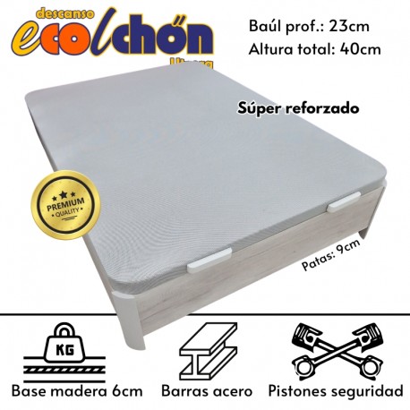  CANAPE ABATIBLE "MAXI" (patas: 9cm / Baúl: 23cm)