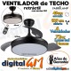VENTILADOR TECHO 49/109cm "CALA" FABRILAMP (NEGRO/72w) VENTILADOR TECHO 49/109cm "CALA" FABRILAMP (NEGRO/72w)