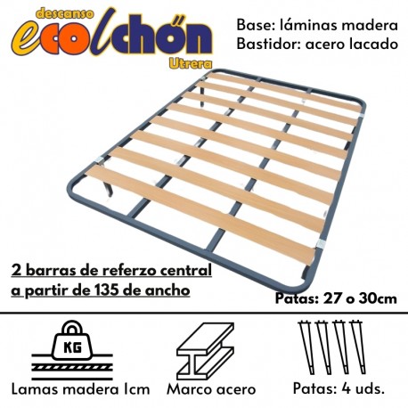  SOMIER "ECO L10" (patas: 27cm)