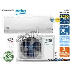 AIRE SPLIT BEKO "WIFI" 2250 frig. (A++/A+)