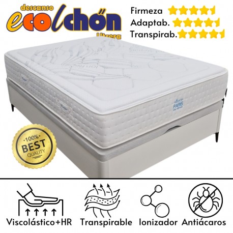 COLCHON RUPE "PARIS" (VISCO + HR PREMIUM AIR)