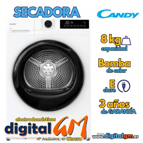  SECADORA CANDY CONDENS. (8Kg/BOMBA)