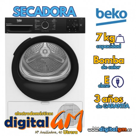  SECADORA BEKO CONDENS. (7Kg/BOMBA)