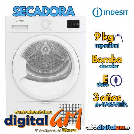  SECADORA INDESIT CONDENS. (9Kg/BOMBA)