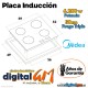  PLACA INDUCCIÓN MIDEA (3 FUEGOS/7200w)