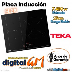  PLACA INDUCCIÓN TEKA FLEX (3F/29cm DOBLE/7.400W)