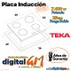  PLACA INDUCCIÓN TEKA FLEX (3F/29cm DOBLE/7.400W)