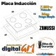  PLACA INDUCCIÓN ZANUSSI (3F/24cm/7.200W)
