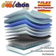  COLCHON FLEX "UTRERA PREMIUM" (MULTIELASTIC + VISCO + MICRO ENSACADO)