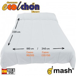  EDREDON FINO MASH "ECO ALOE VERA" (FIBRA/300grs)