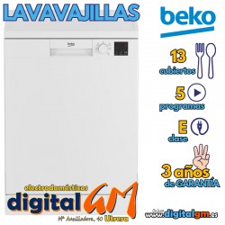  LAVAVAJILLAS BEKO BCO. (13S/E/INOX)