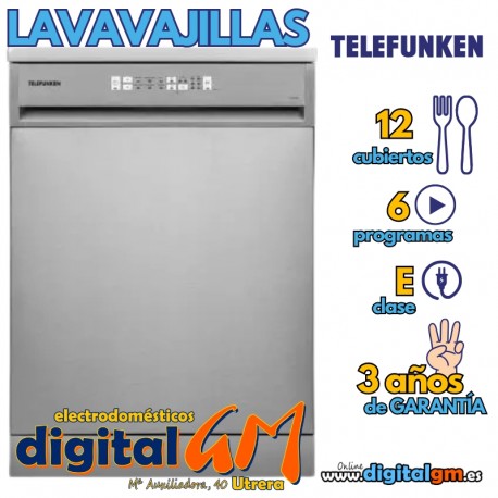  LAVAVAJILLAS TELEFUNKEN BCO. (12S/E)