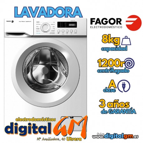  LAVADORA FAGOR (7kg/1200RPM/A)