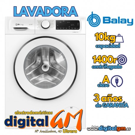  LAVADORA BALAY (10kg/1400RPM/A)