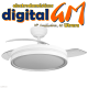  VENTILADOR TECHO 50/107cm "CAPITAN" FABRILAMP (BLANCO/59w)