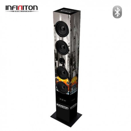ALTAVOZ TORRE INFINITON ST-41 (40w/BLUETOOTH/MANDO/USB/SD)