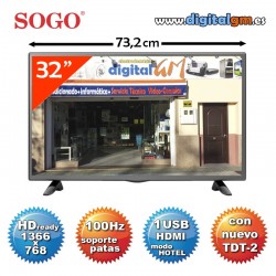  TV 32" LED SOGO (HDready-USB-TDT-HD2)